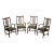 Stickley Mission Collection Set of Four Oak Spindle Dining Chairs For Sale