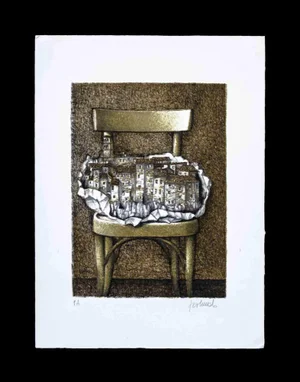 Franco Fortunato, Untitled, Lithograph, 1990