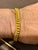 Hand Made 24 Karat Pure Yellow Gold Link Bracelet, 46.8 Gm, Length 8 Inch 8 Inches long bracelet Beautiful link design , A...