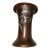 1920s Heintz Art Metal Shop Sterling Silver on Bronze Vase. For Sale