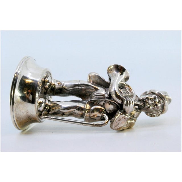 Silver Musician Figurine For Sale - Image 4 of 9