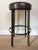 Transitional Custom Leather Top Bar Stools For Sale - Image 3 of 7