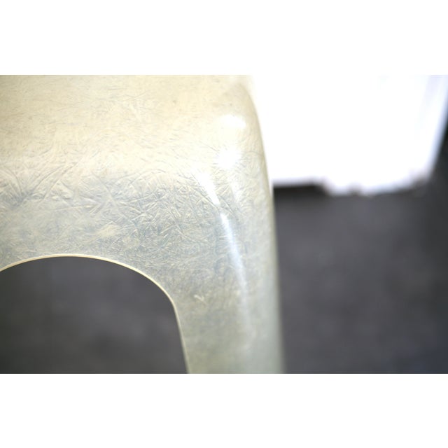 Vintage Space Age Resin Stool, 1970s For Sale - Image 13 of 14
