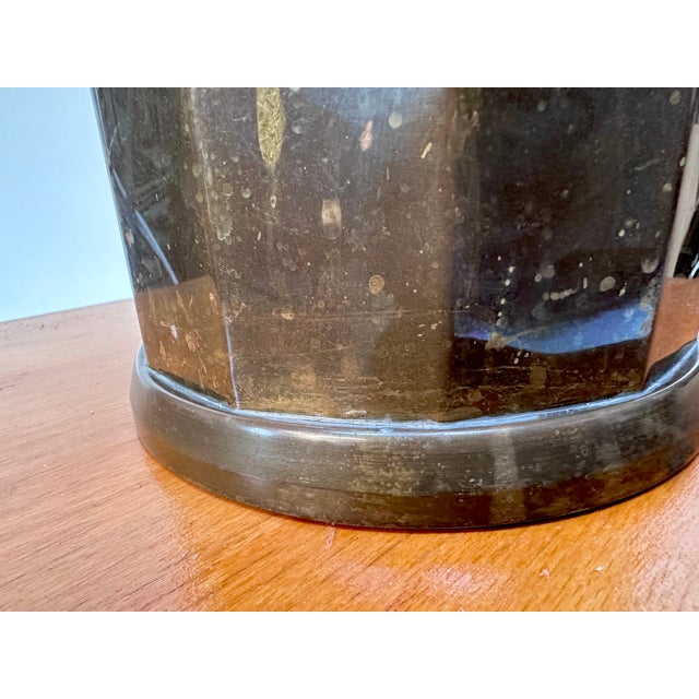 Large Antique Art Deco Wine Cooler in Patinated Brass from MUQ - Metallwarenfabrik Union Quedlinburg, Germany, 1920s For Sale - Image 18 of 18