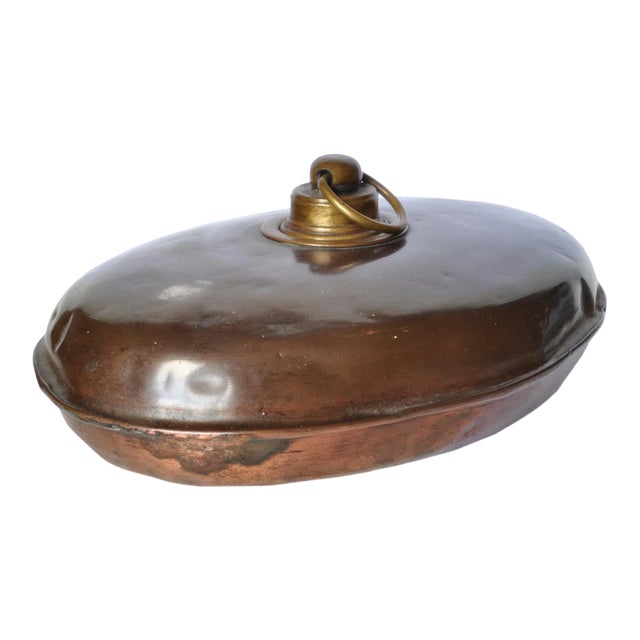Early 20th Century Antique Bed Warmer For Sale