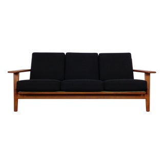 GE 290 Teak 3-Seater Sofa by Hans J. Wegner for Getama, Denmark, 1960s For Sale