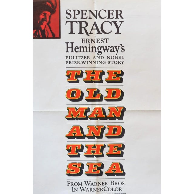 1950s 1958 American Movie Poster, the Old Man and the Sea For Sale - Image 5 of 9