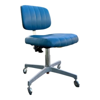 Vintage Modern Adjustable Swivel Desk Chair For Sale