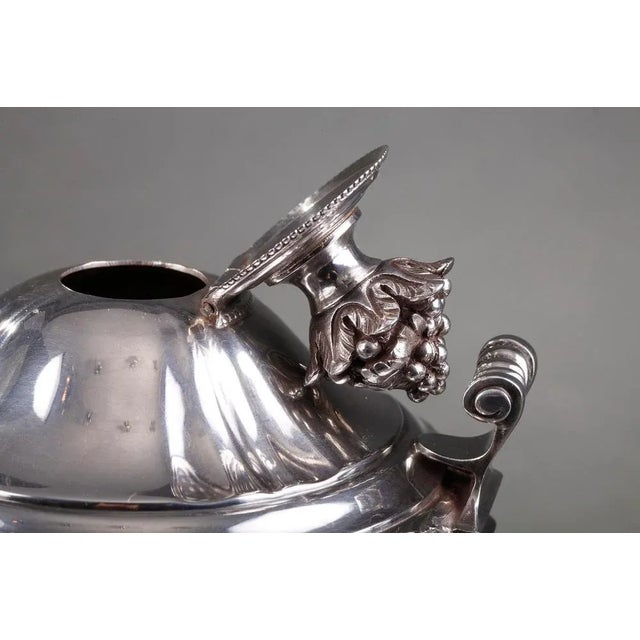 French Silver Hot Chocolate Pot or Coffee Pot by Puiforcat For Sale - Image 13 of 18