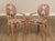 High Quality Vintage Pair of Carved and Cerused Rope Twist Armchairs with Custom Upholstery