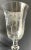 1940's Dolly Madison Rose Etched Crystal Glasses by Heisey - Set of 7 For Sale - Image 9 of 12