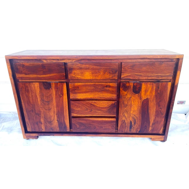 2000 - 2009 Large Rosewood Chest of Drawers, 1990s For Sale - Image 5 of 18