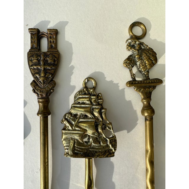 English Brass Toasting Forks - Set of 8 For Sale - Image 4 of 8