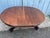 Antique American Empire Style Solid Walnut and Burled Wood Round Dining Table With 3 Leaves For Sale - Image 11 of 11