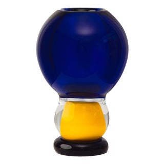 Murano Glass Vase, 1990 For Sale
