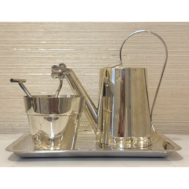 Tiffany and Co. Tiffany & Co Sterling Watering, Pail and Tray Sugar and Creamer For Sale - Image 4 of 12