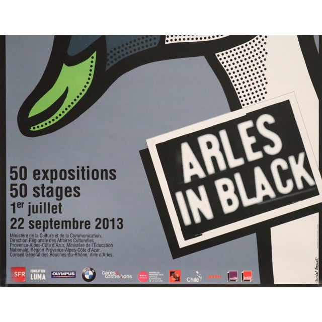 Illustration 2013 Original Festival Poster, Arles Swan- Michel Bouvet For Sale - Image 3 of 3