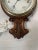 Victorian Carved Walnut Banjo Barometer, 1860s For Sale - Image 4 of 7