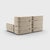 Contemporary Curt Modular Set Flexible Two-Seater Sofa by Ambivalenz, Set of 4 For Sale - Image 3 of 5