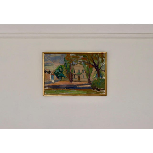 Harry Thomander, Örebro 2, 1964, Oil on Canvas, Framed For Sale - Image 4 of 18