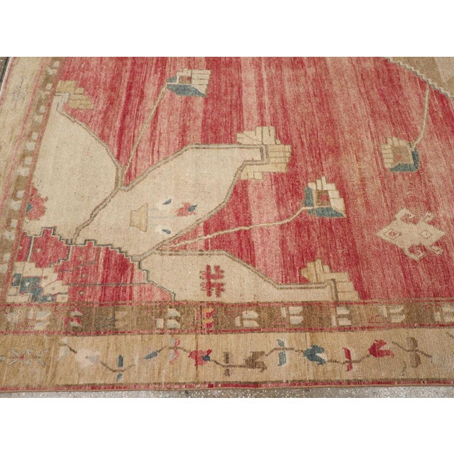 Mid 20th Century Galerie Shabab Collection Mid-20th Century Turkish Anatolian Room Size Carpet For Sale - Image 5 of 8