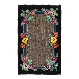Pasargad DC Antique American Hooked Rug For Sale