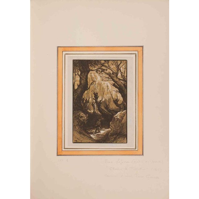 Henri Lefebvre, Road to Tusculum, 19th Century, Etching For Sale - Image 3 of 3