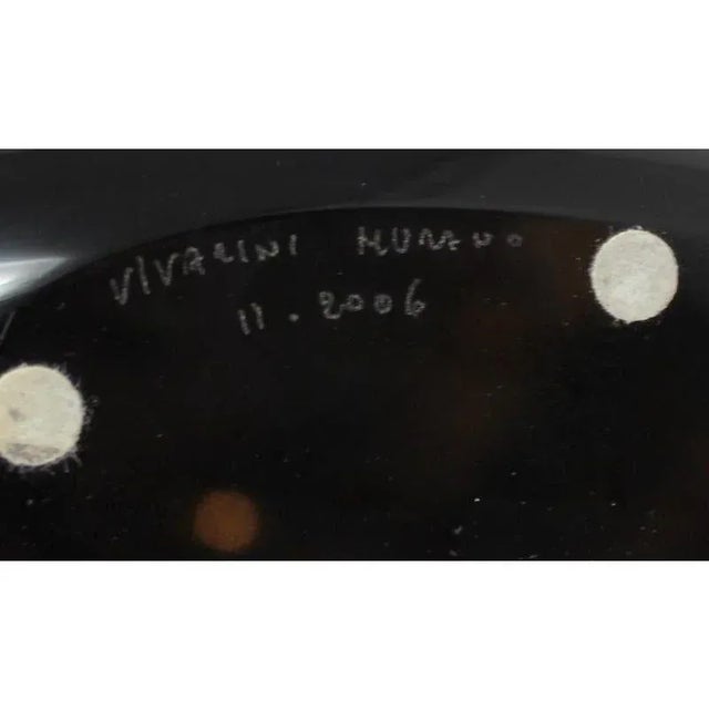 "Black Hole" Murano Glass Vase For Sale - Image 4 of 7