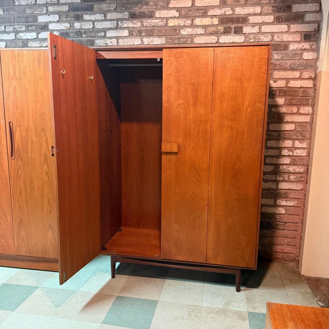 Mid 20th Century Mid 20th Century G-Plan Danish Design Wardrobe by Ib Kofod-Larsen For Sale - Image 5 of 8