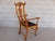 New England Style Figured Maple Lyre Back Arm Chair Attributed to William Savery For Sale - Image 10 of 17