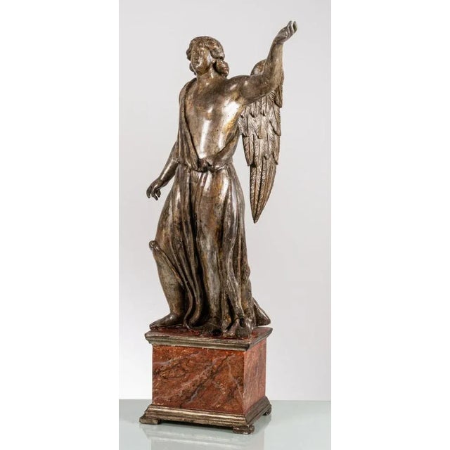 Louis XIV Angel Sculptures, Late 17th Century, Set of 2 For Sale - Image 3 of 6