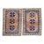 Rare Matching Pair of Antique Khotan Carpets - 4'1" x 5'11" For Sale