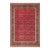 Shabby Chic 1990's Floral Pak-Persian Red/Teal Wool Rug- 9'0'' X 12'0'' For Sale