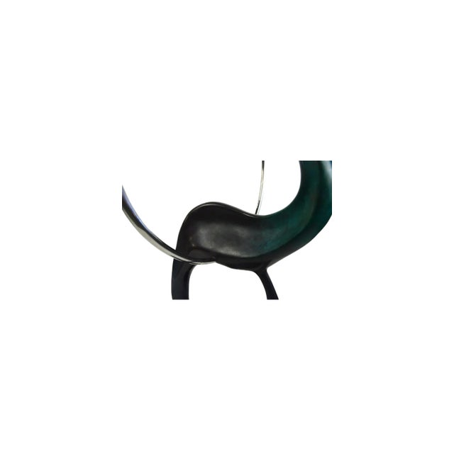 Colin Webster Watson, Large Bronze Modernist Biomorphic Sculpture Abstract Bird Colin Webster Watson For Sale - Image 10 of 18
