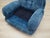 Italian Blue Armchair, Italy, 1970s For Sale - Image 12 of 15