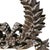 Neoclassical Laurel Garland Cast Bronze Bookends, Empire Style, 9.5" For Sale - Image 16 of 17