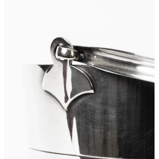 Silver Art Deco Silver-Plated Ice Bucket, 1920s For Sale - Image 8 of 16
