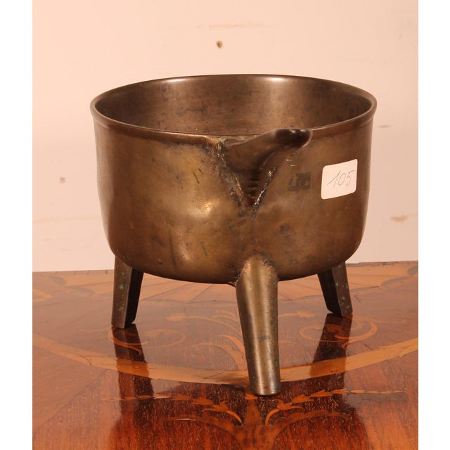18th Century Tripod Apothecary Skillet, England For Sale - Image 3 of 8