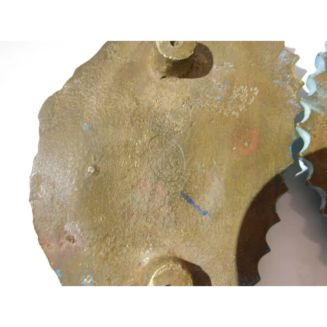 Pair of 1950s Pepe Mendoza Enameled Bronze Large Seahorse Door Handles Pulls For Sale In Santa Fe - Image 6 of 6