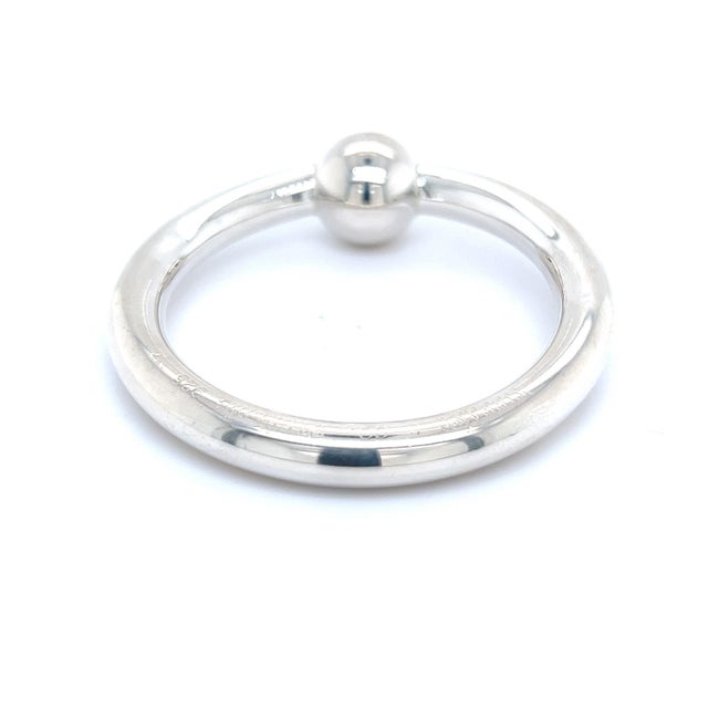 Tiffany & Co Estate Baby Rattle 2" Wide Silver For Sale - Image 4 of 8