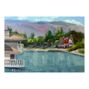 Original Fine Art Oil Paintings by Grace Diehl - Lake House