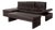Raoul Leather Corner Sofa and Ottoman in Brown with Manual Function by Koinor, Set of 2 For Sale