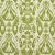 Schumacher Kiva Embroidered Ikat Fabric in Grass For Sale