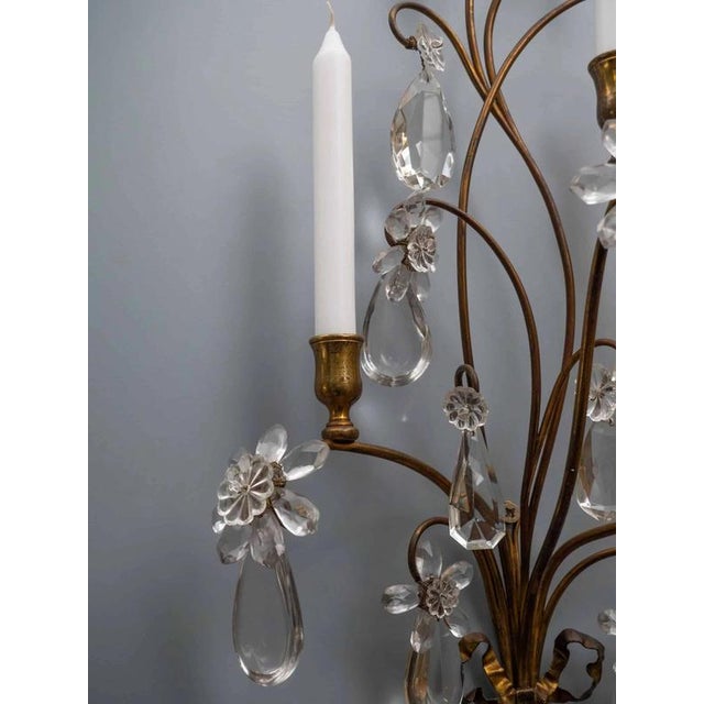 2000 - 2009 19th Century Candle Wall Lamps, Set of 2 For Sale - Image 5 of 9