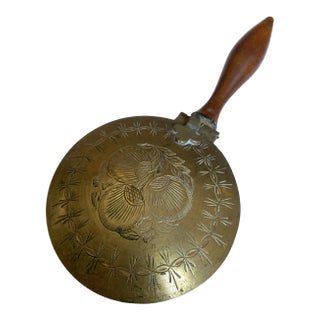 Vintage Brass Crumb Catcher For Sale