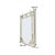 The mirror is design with a faux bamboo frame in a Chinese Chippendale style, reflecting the Hollywood Regency design...