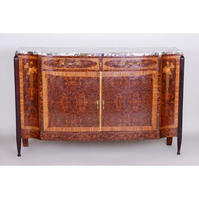Architect: Paul Follot The height of the desk top: 108 cm. (42.5 in) Conceived in the spirit of French Art Deco, this...