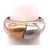 18 Karat Two-Tone Matte Gold Heart Fashion Ring, Size 4.75 For Sale - Image 9 of 11