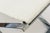 1980s Vintage Chrome Plated Steel X Frame Bench With White Boucle Sling Cushion 1980's For Sale - Image 5 of 12