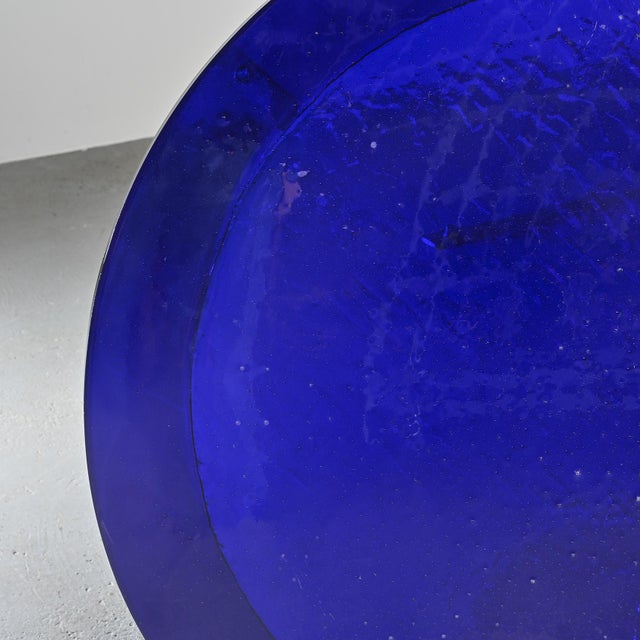 Glass and Steel Dining Table by Perrin & Perrin, 1990 For Sale - Image 6 of 11